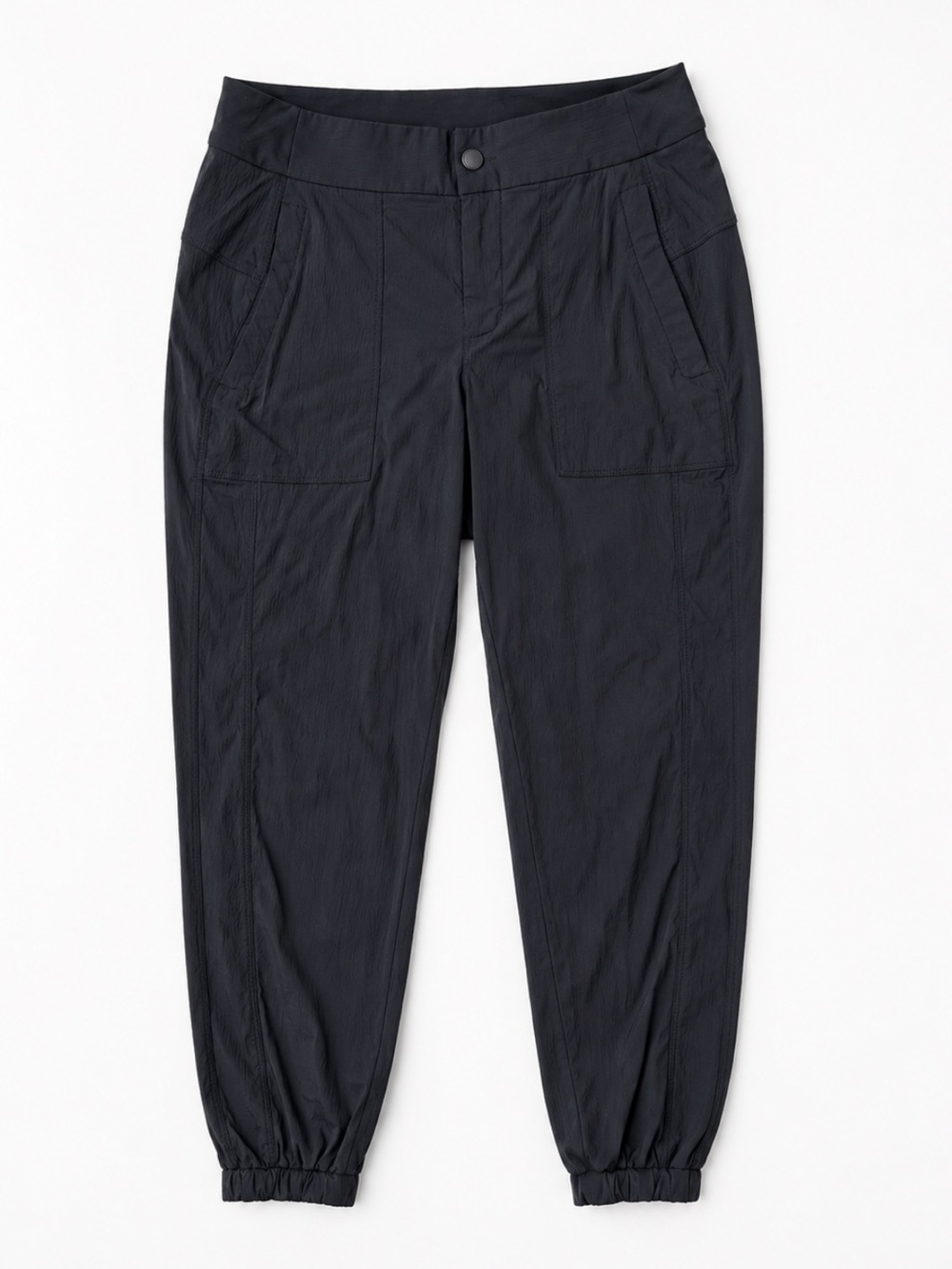Athleta Black Lightweight Cargo Jogger Pants Size 4 | Travel Hiking Athleisure